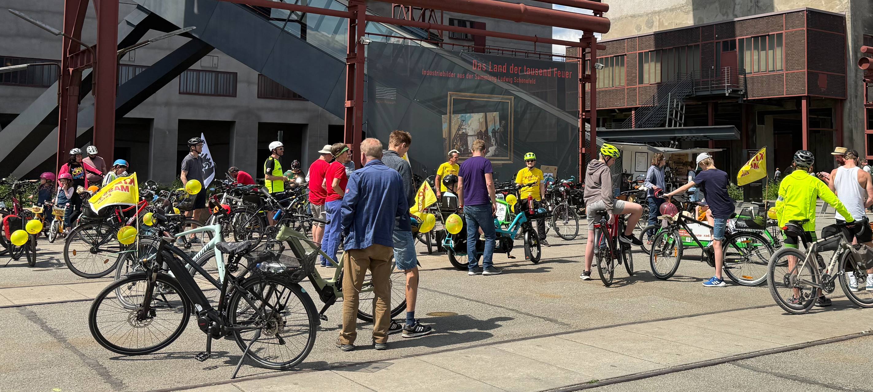 Kinder in Essen fordern sichere Radwege
