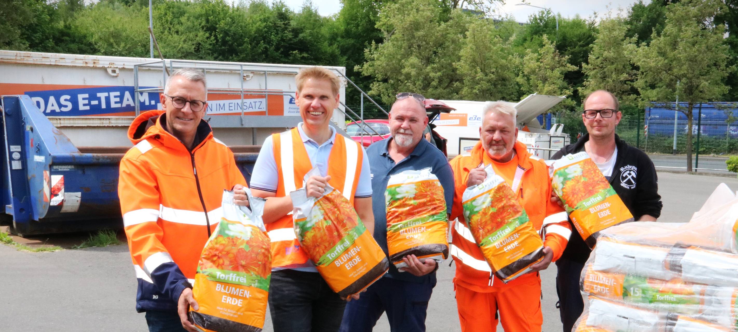 Gratis Blumenerde in Essen