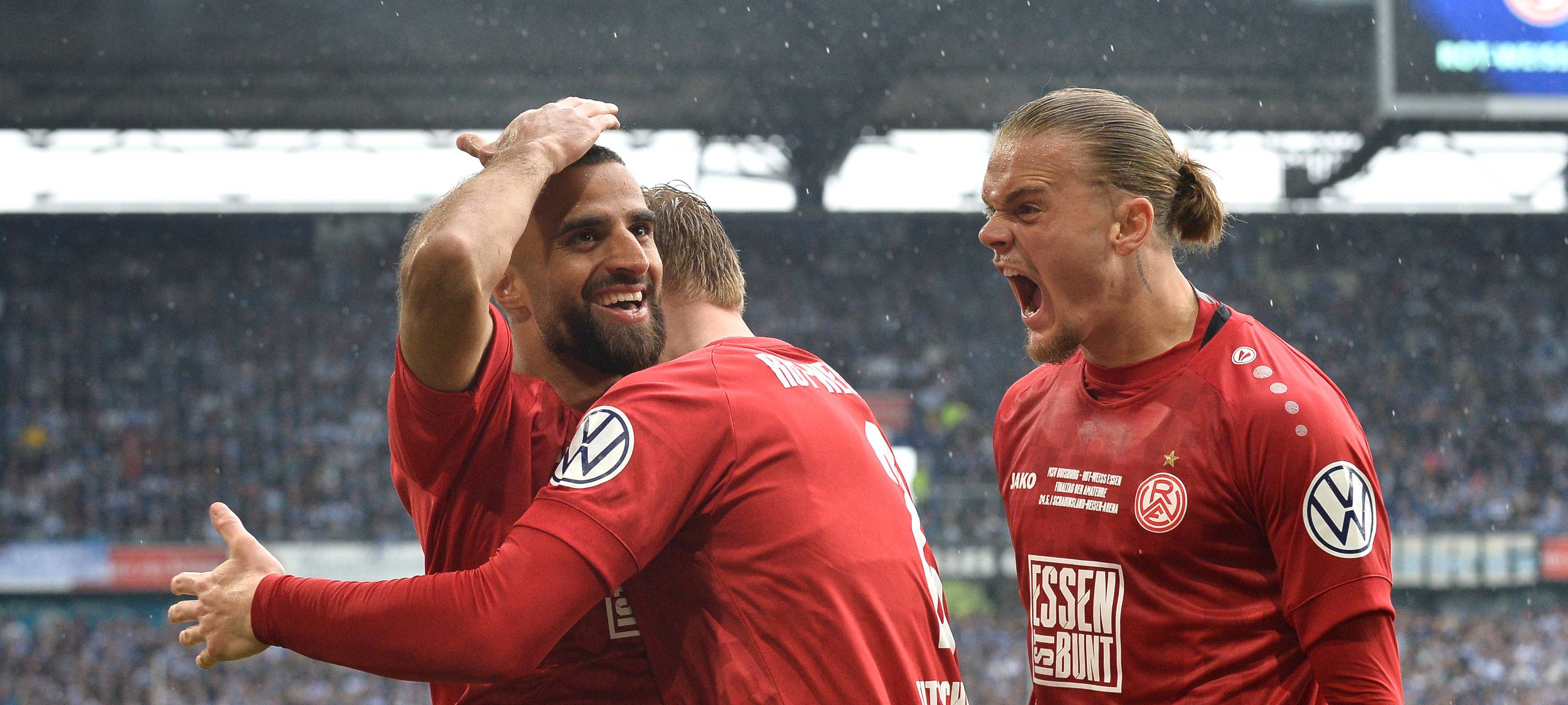 Rot-Weiss Essen schlägt Duisburg und ist im DFB-Pokal
