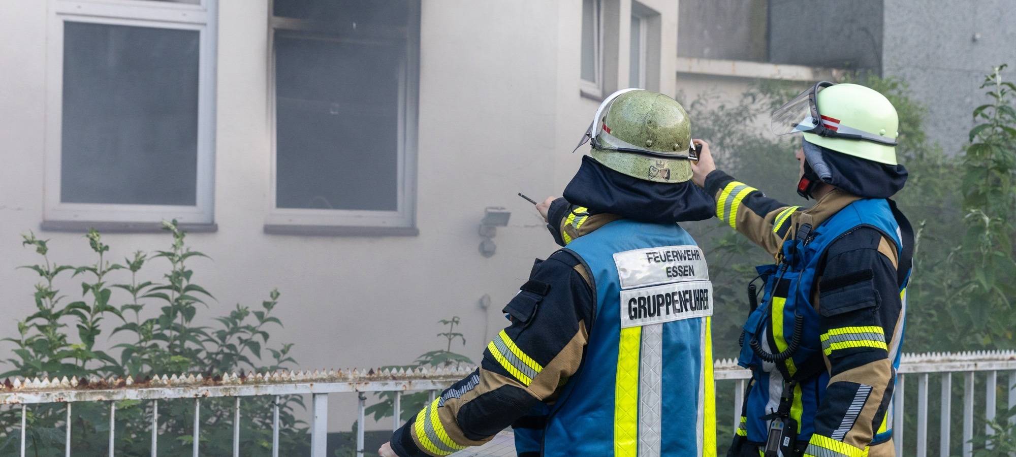 Erneut Feuerwehreinsatz in Essen – Brand in leerstehendem Gebäude