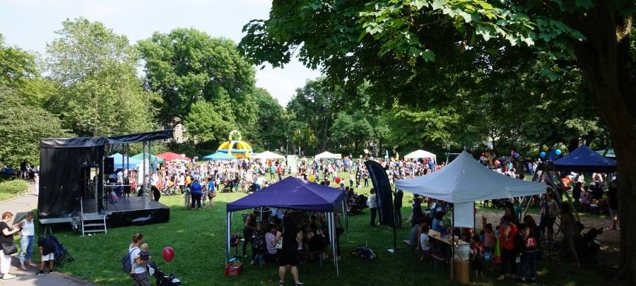 Stadtteilfest in Essen für Groß und Klein