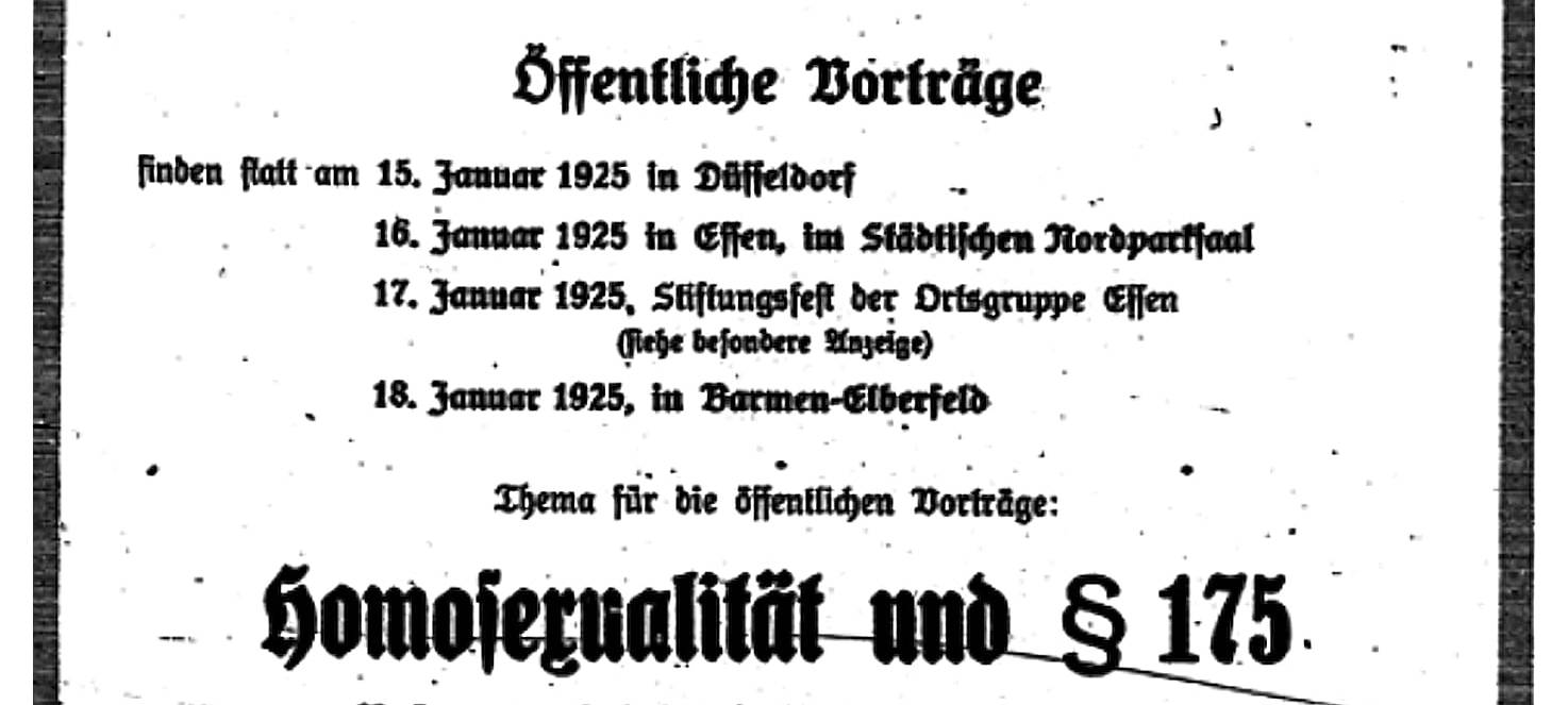 Zurück in die 20er Jahre in Essen