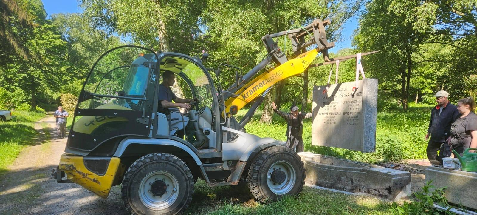 Besonderer Grabstein in Essen gerettet