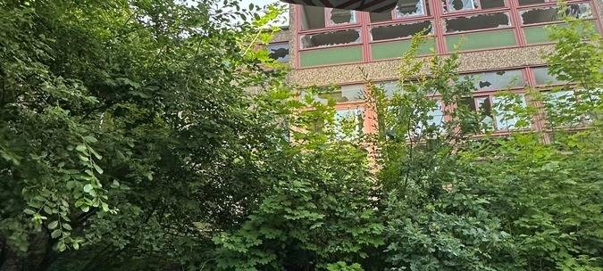 Brand in leerstehender Schule in Essen