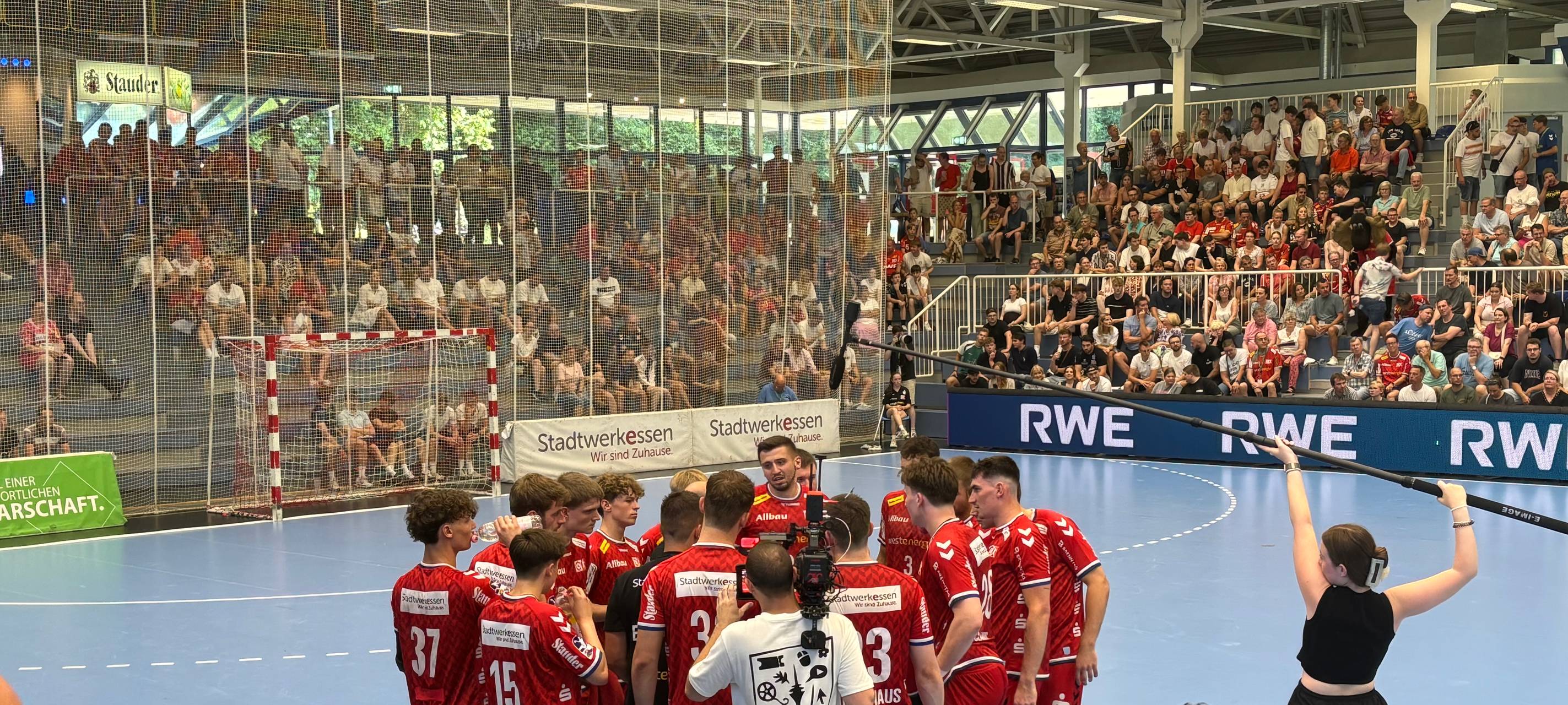 Der TUSEM Essen startete mit Schwierigkeiten in das Wiederholungsspiel.