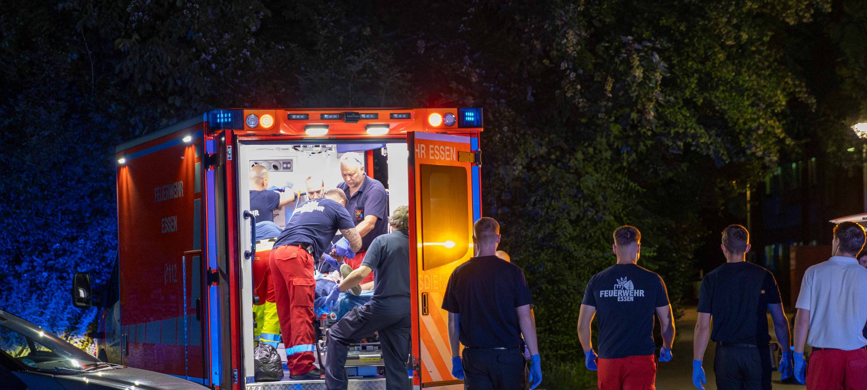 Streit in Essen eskaliert: Auf Mann eingestochen