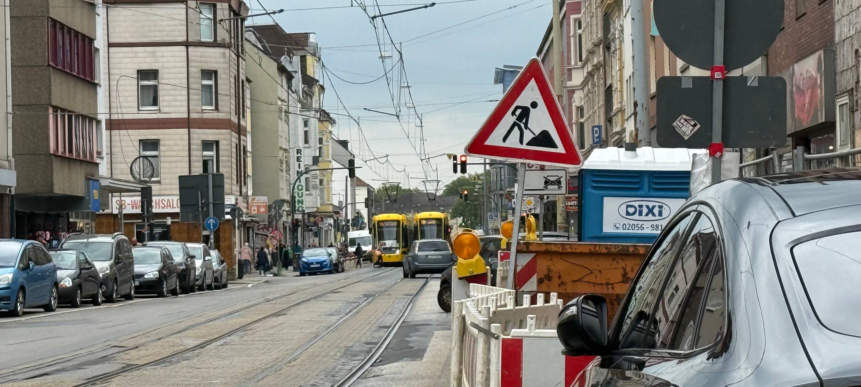 Große Baustelle in Essen - Steeler Straße wird umgebaut