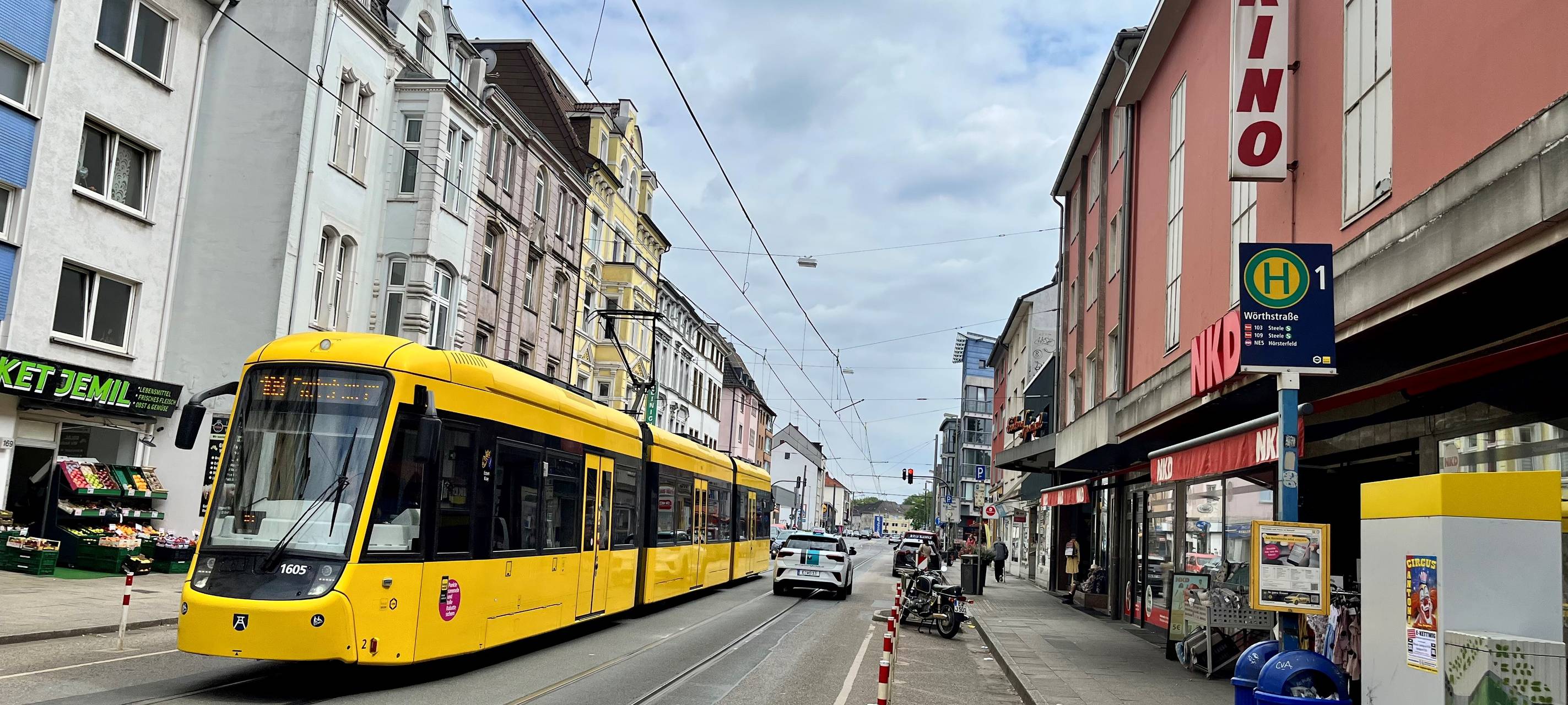 Große Baustelle in Essen - Steeler Straße wird umgebaut