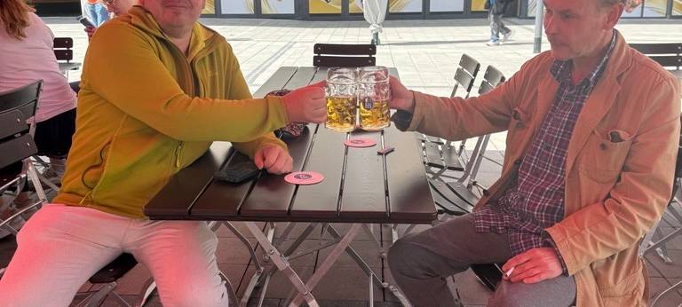 Pop-up-Biergarten in Essen eröffnet