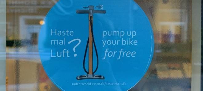 Neues Angebot für Fahrradfahrer in Essen - "Haste mal Luft?"