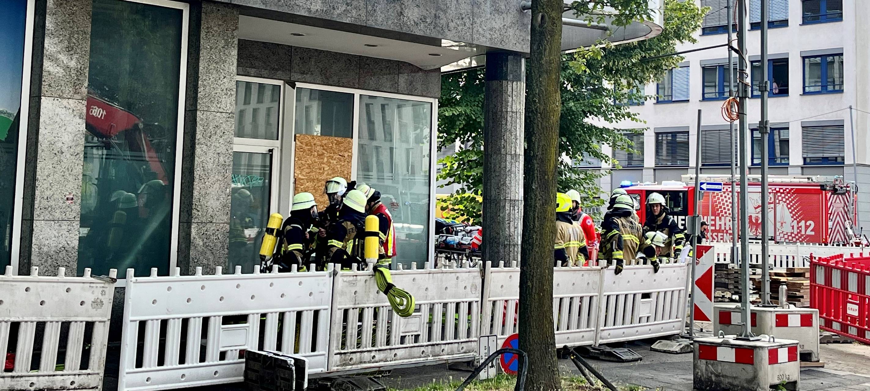 Leerstehendes Haus in Essen - wieder Feuer