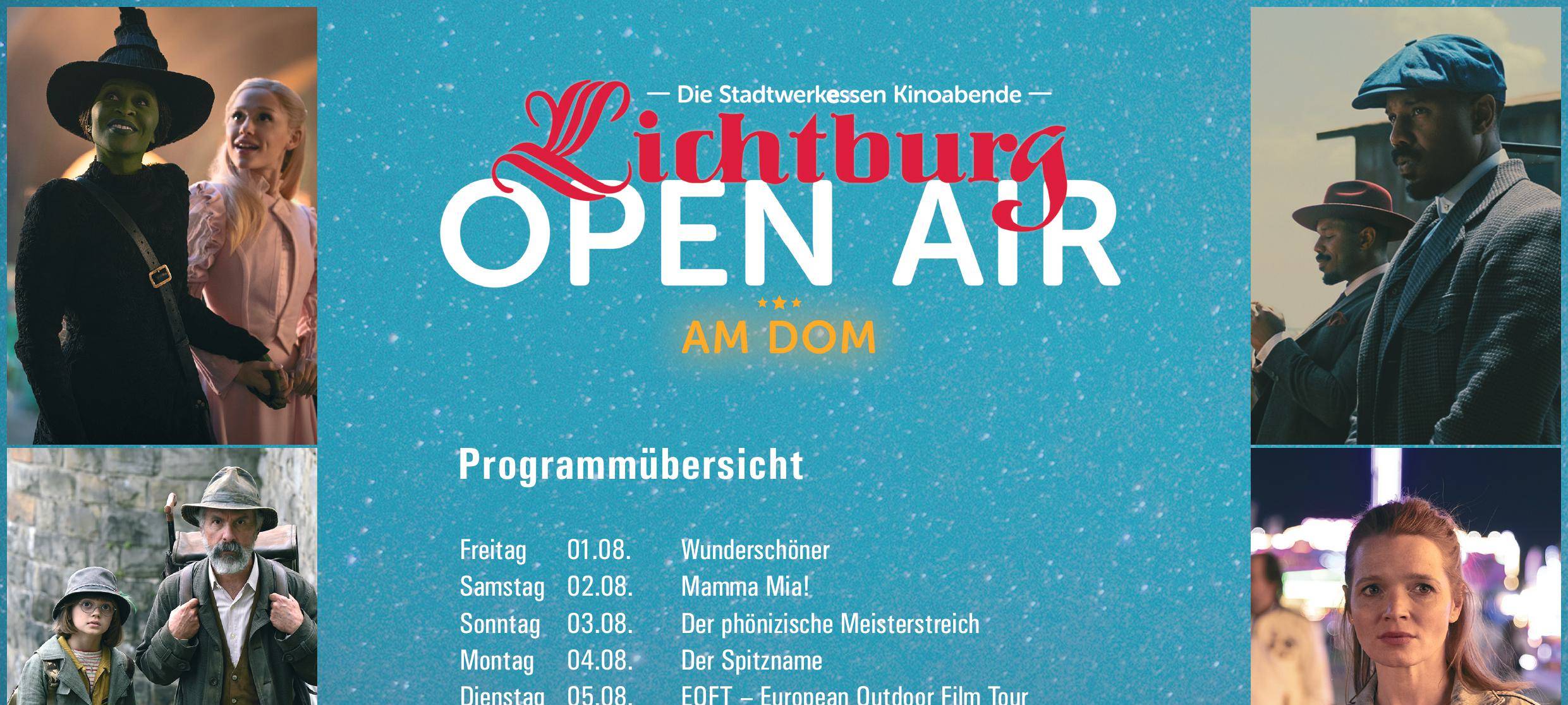 Sommerkino am Dom in Essen: Das Programm zum Lichtburg Open Air 2025