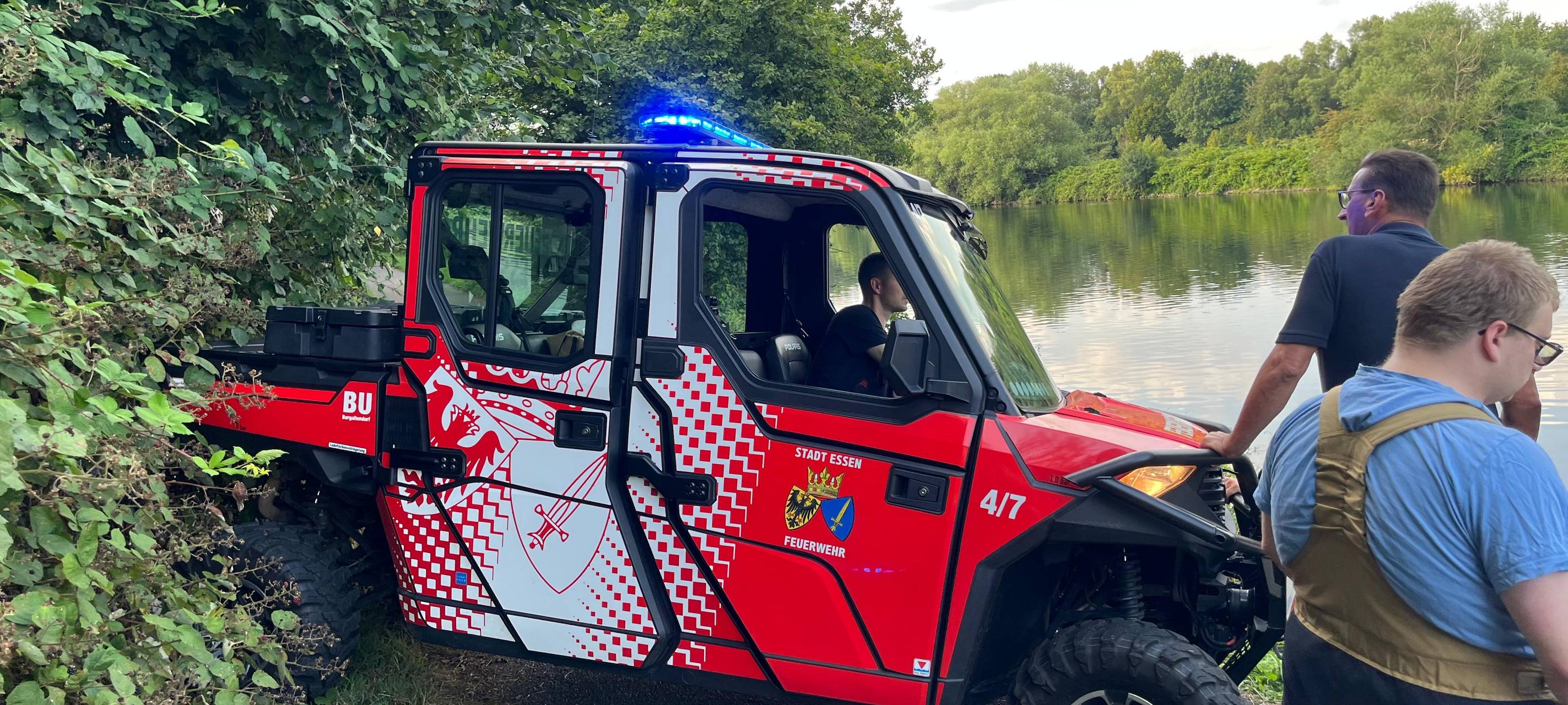 Rollstuhlfahrer in Essen landet in der Ruhr