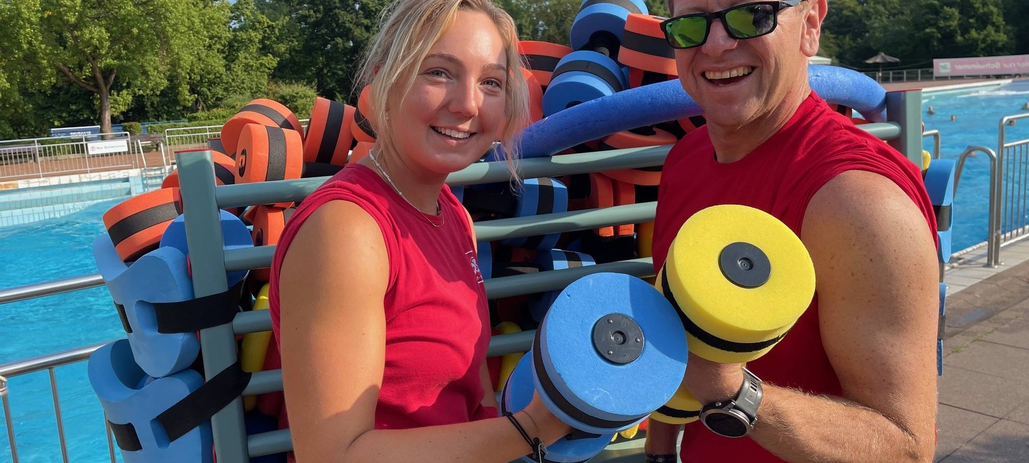 Rekordversuch in Essen beim Aqua-Power-Kurs