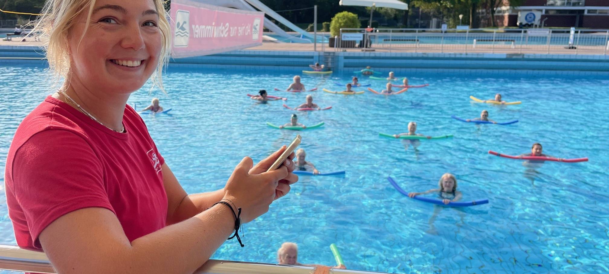 Rekordversuch in Essen beim Aqua-Power-Kurs