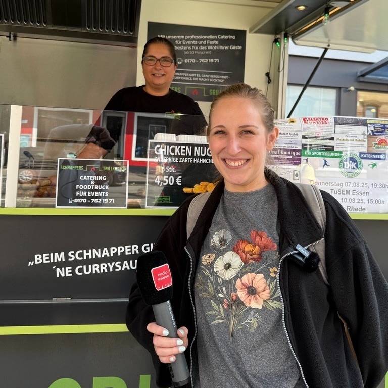 Radio Essen-Check an Schnappers Grillkasten