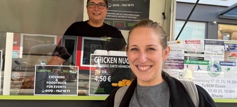 Radio Essen-Check an Schnappers Grillkasten