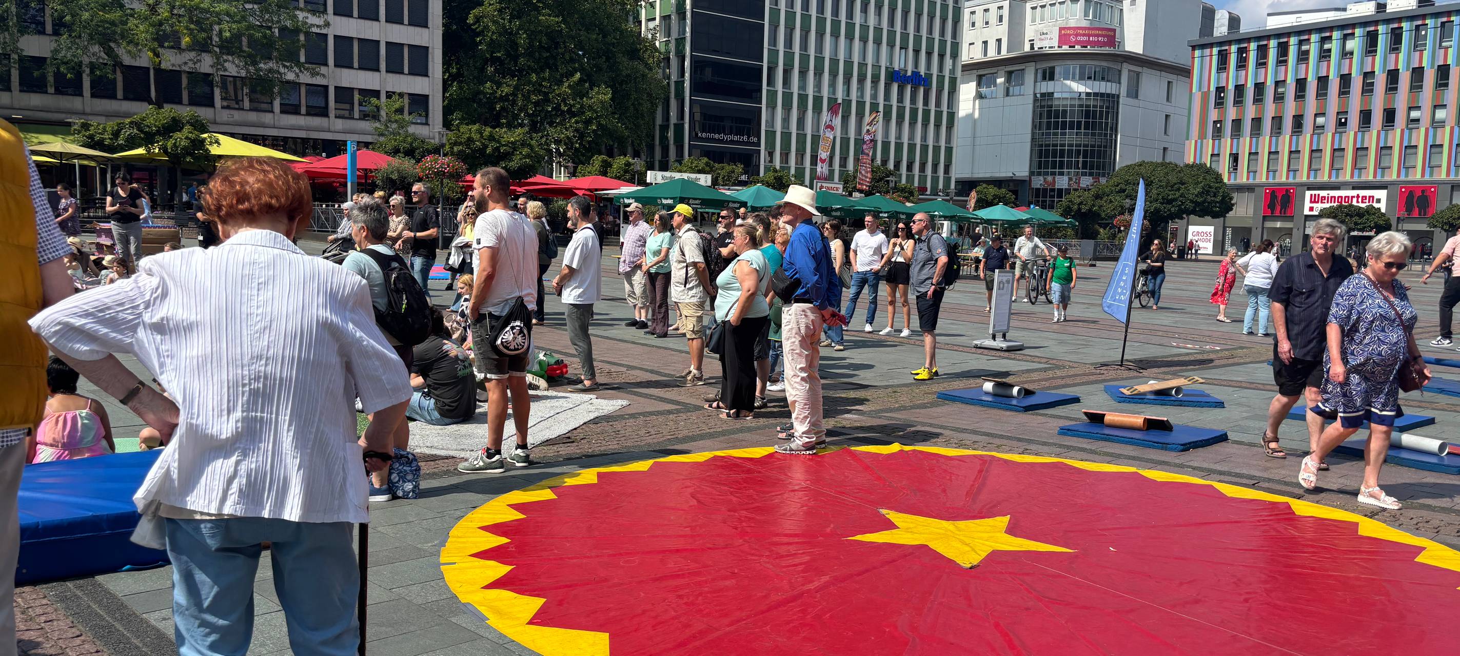 Essen feiert Straßenkunst: hautnah erleben und mitmachen