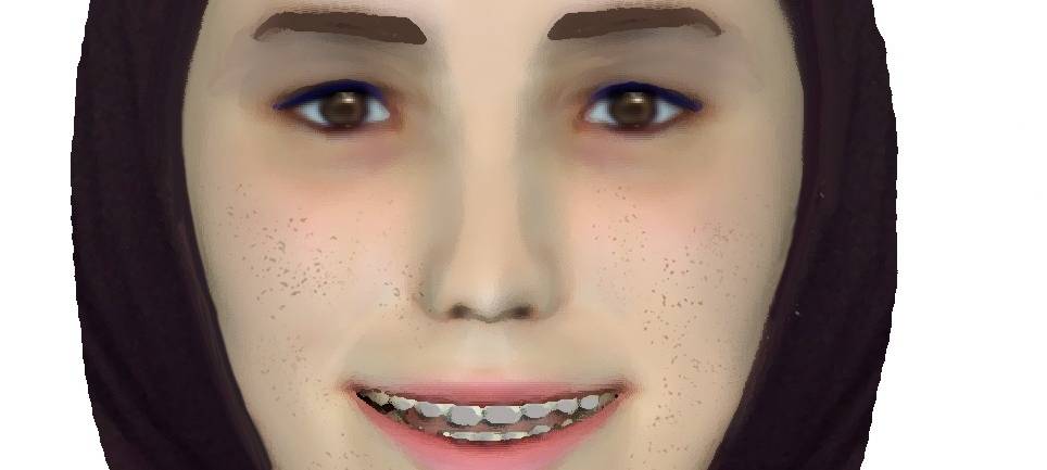 Das Phantombild einer tatverdächtigen Betrügerin in Essen.