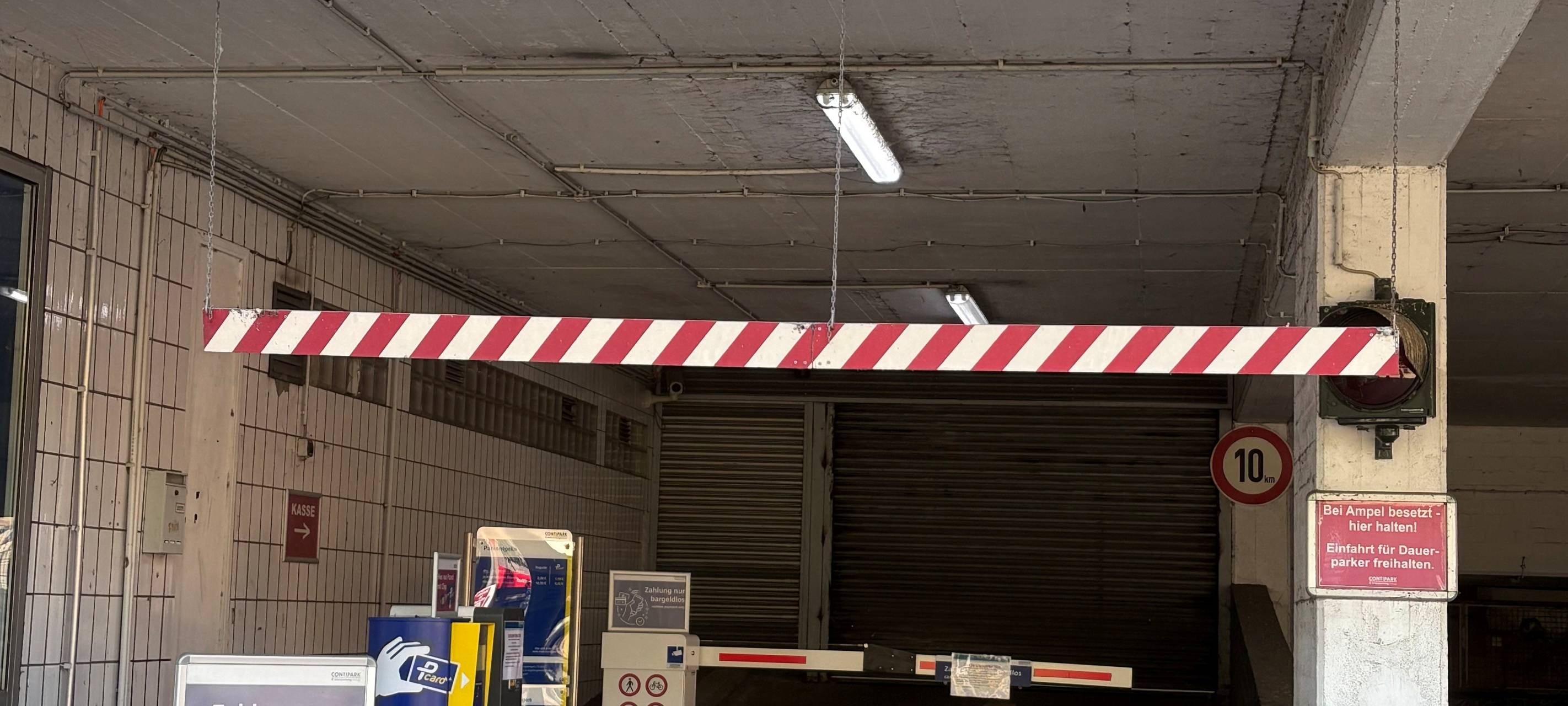 Nächstes Parkhaus in Essen dicht