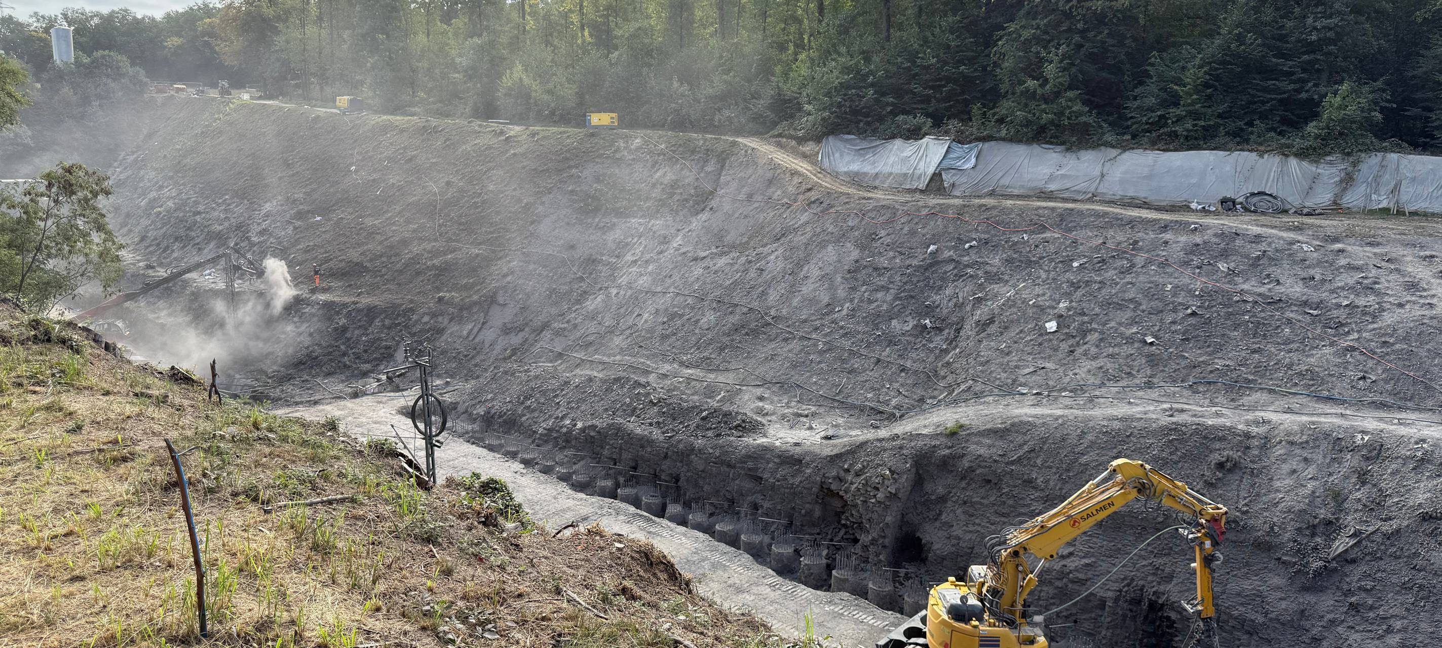 S6 soll bald wieder durch Essen fahren: Ein Blick auf die Baustelle