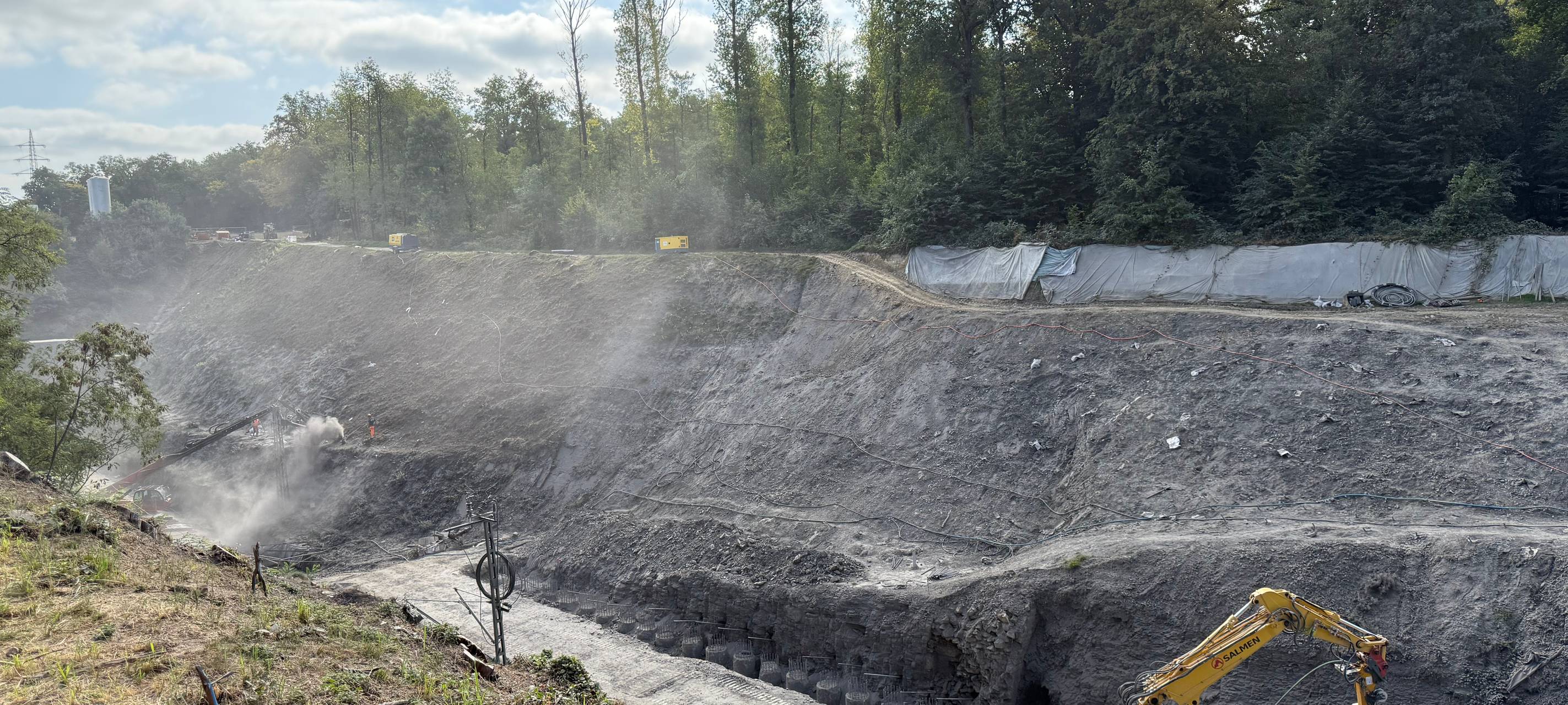 S6 soll bald wieder durch Essen fahren: Ein Blick auf die Baustelle