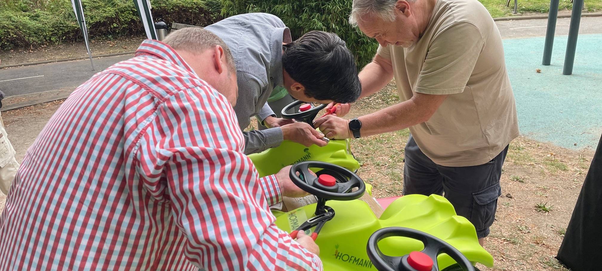 Essen startet Weltrekordversuch im Bobbycar-Rennen