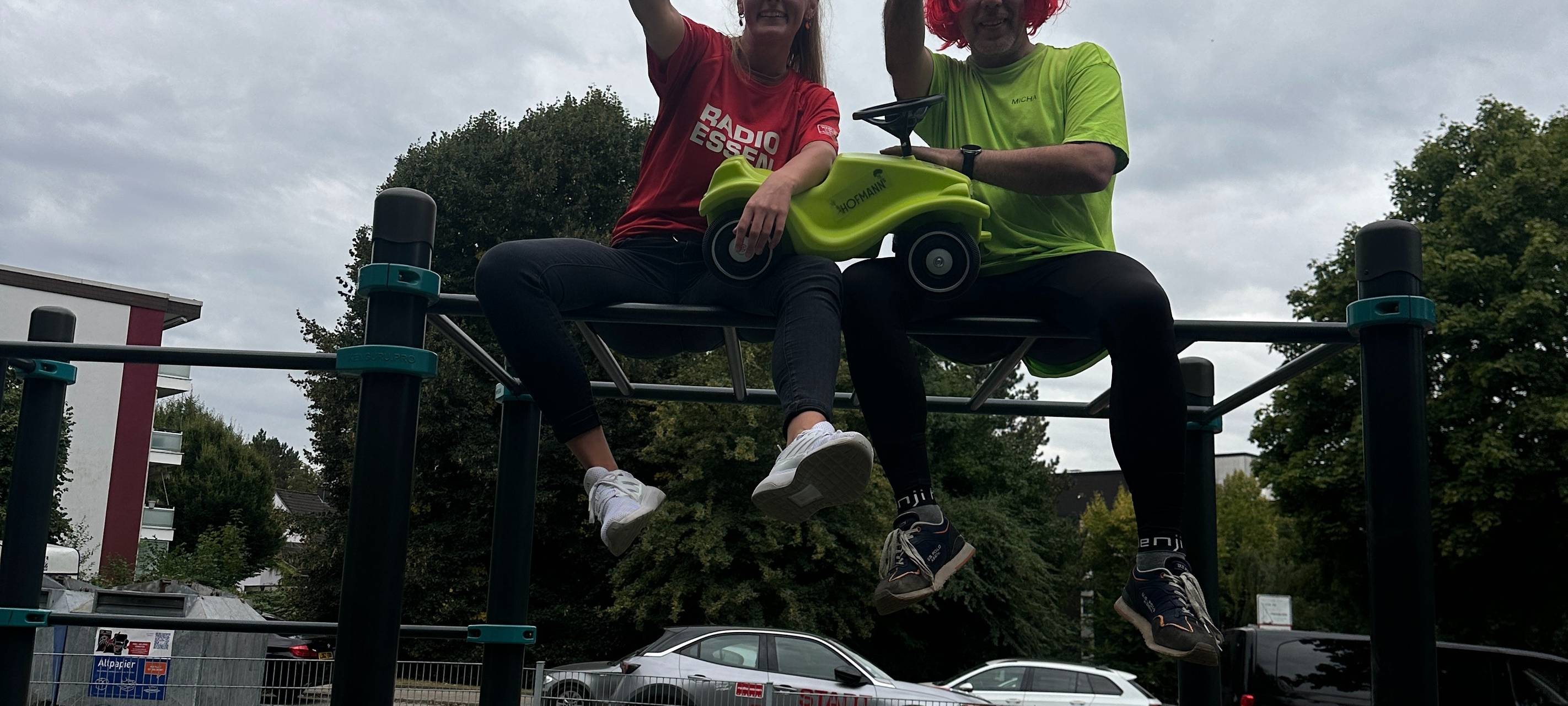 Essen startet Weltrekordversuch im Bobbycar-Rennen