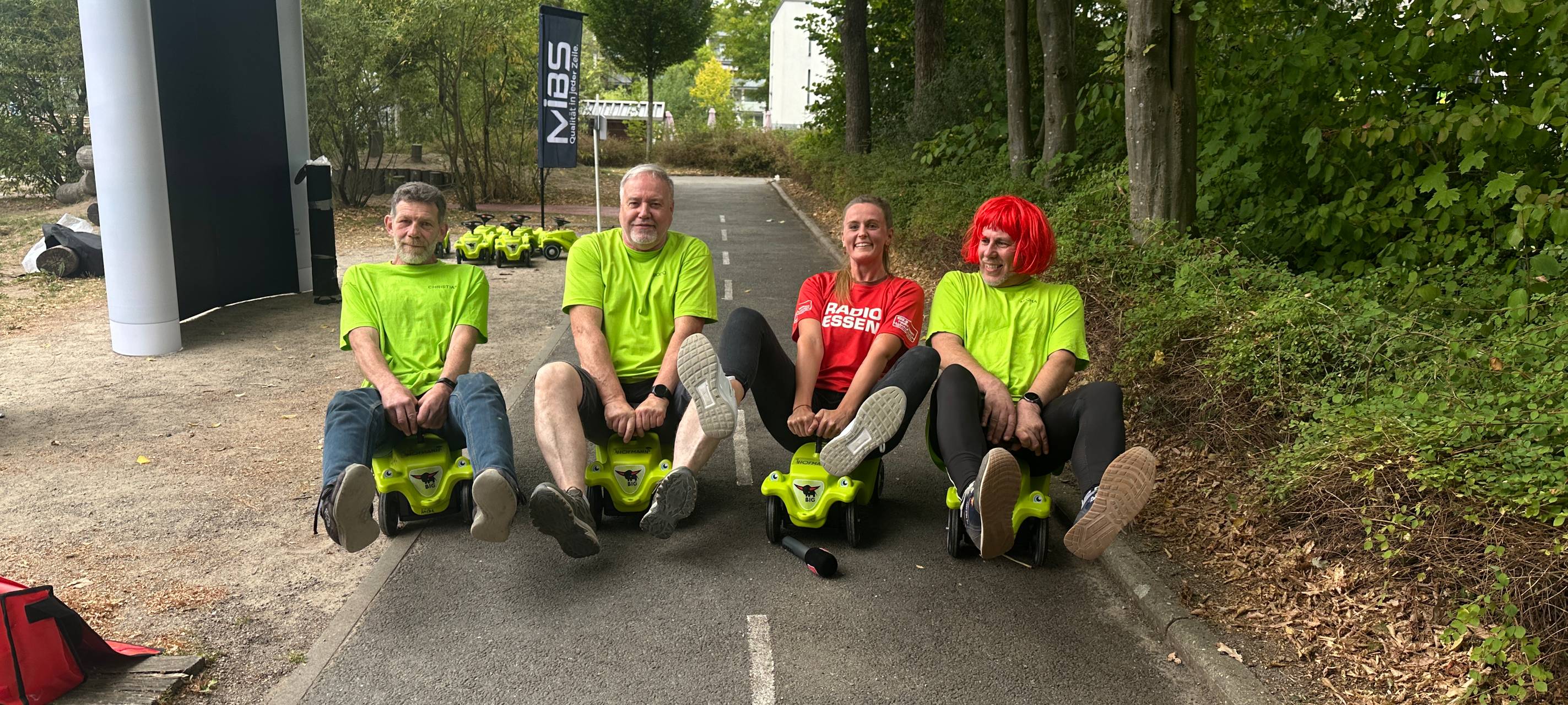 Essen startet Weltrekordversuch im Bobbycar-Rennen