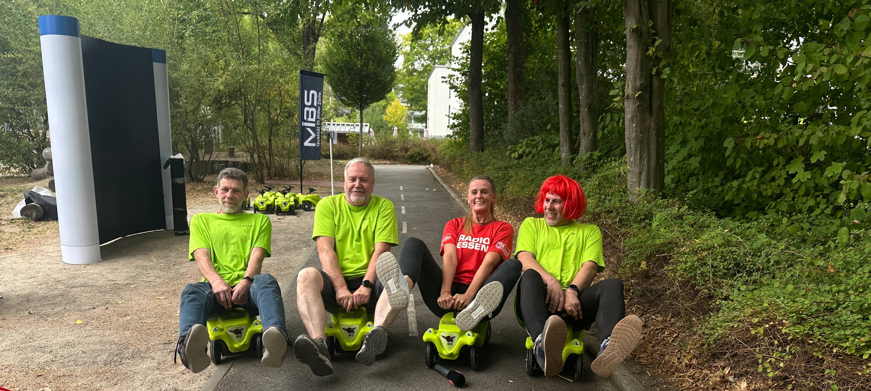 Essen startet Weltrekordversuch im Bobbycar-Rennen