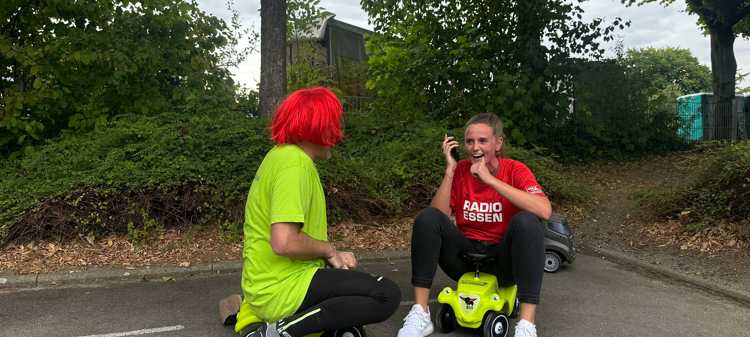 Essen startet Weltrekordversuch im Bobbycar-Rennen
