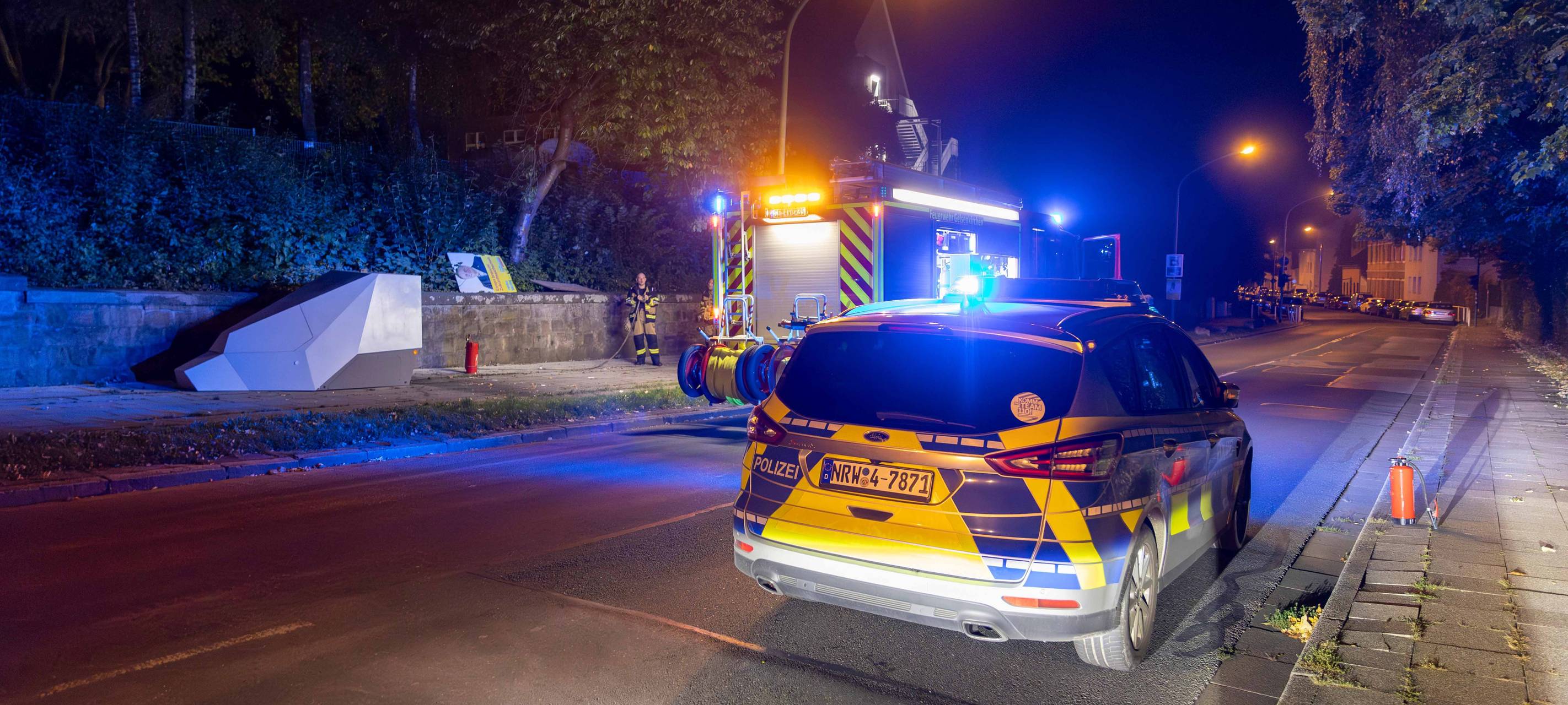 Blitzeranhänger in Essen: Knöllchenkalle angezündet