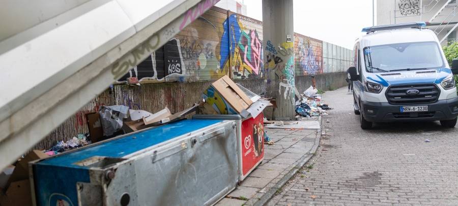 Razzia in Essen: Stadt und Polizei durchsuchen Wohnhäuser