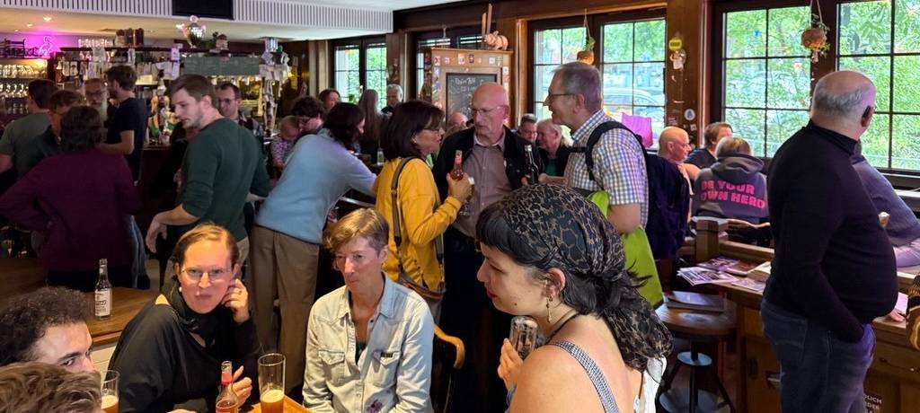 Wahlparty der Grünen bei Kommunalwahl Essen 2025