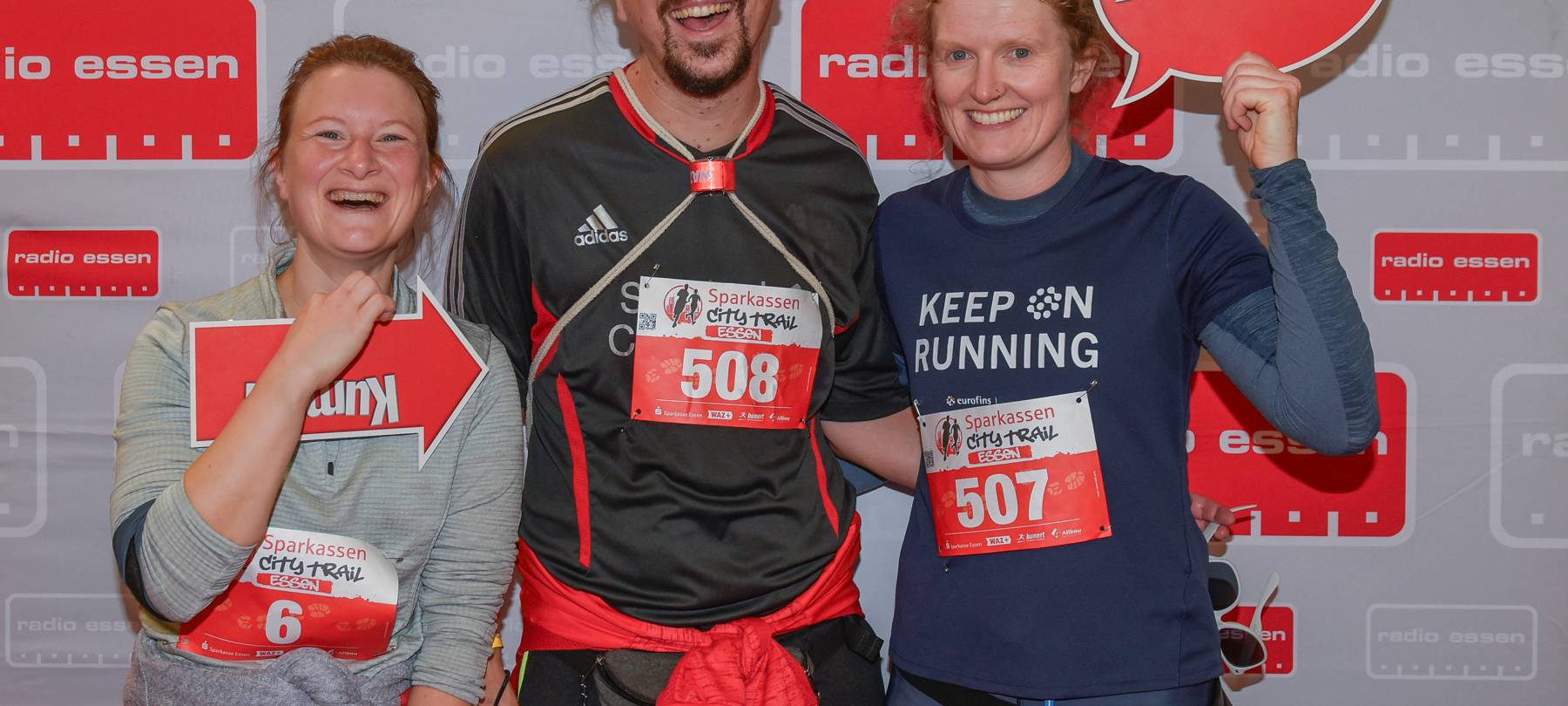 Der Sparkassen City Trail in Essen mit Radio Essen