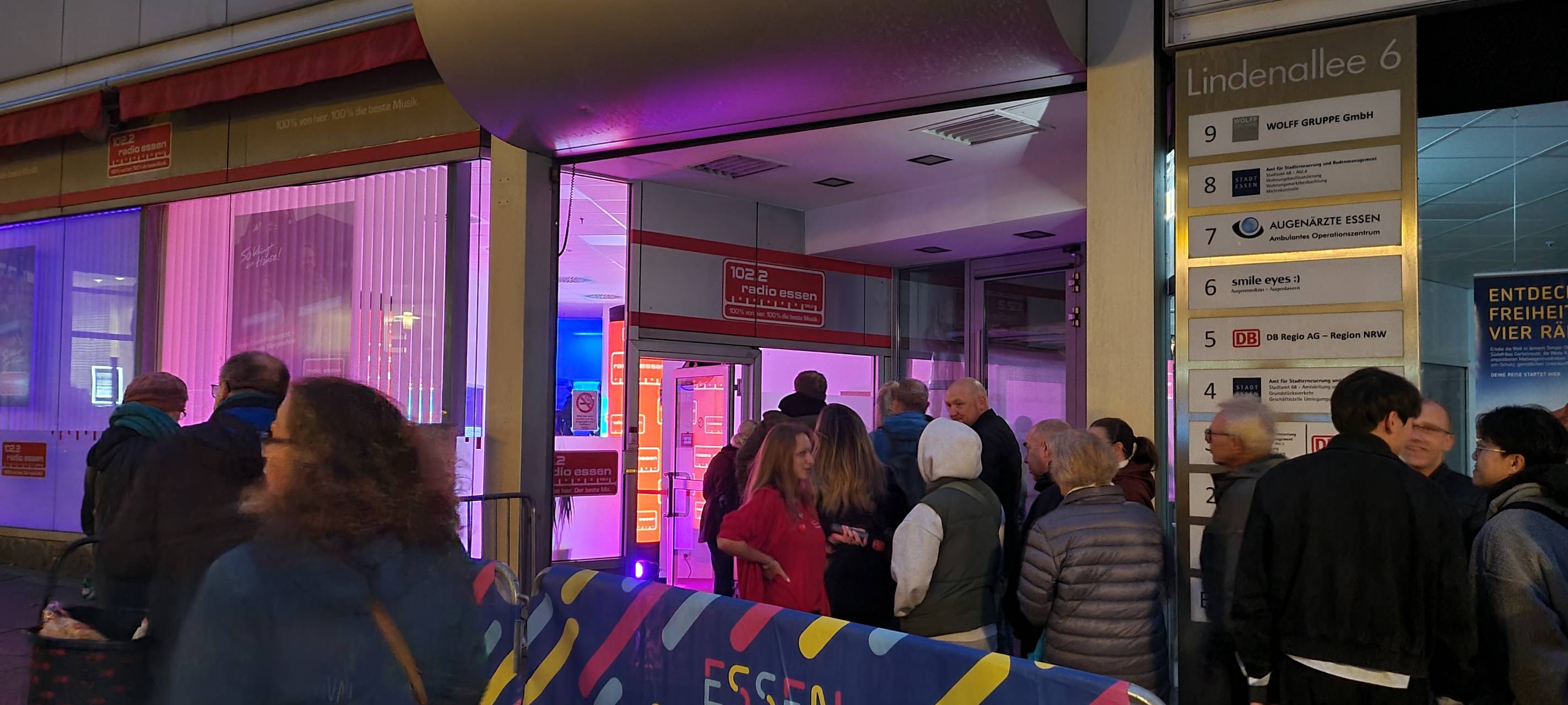 Essen Light Festival 2025 bei Radio Essen