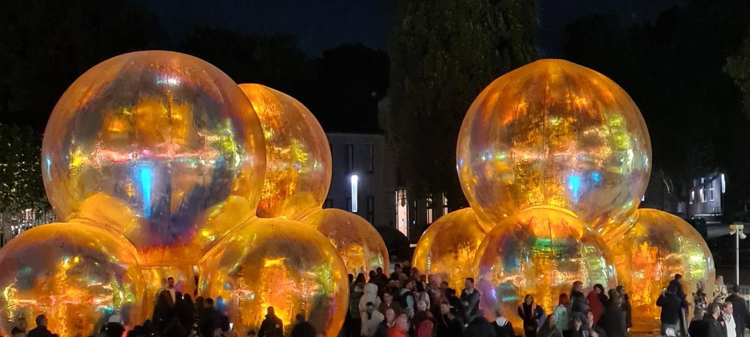 Bubbles am Essen Light Festival 2025