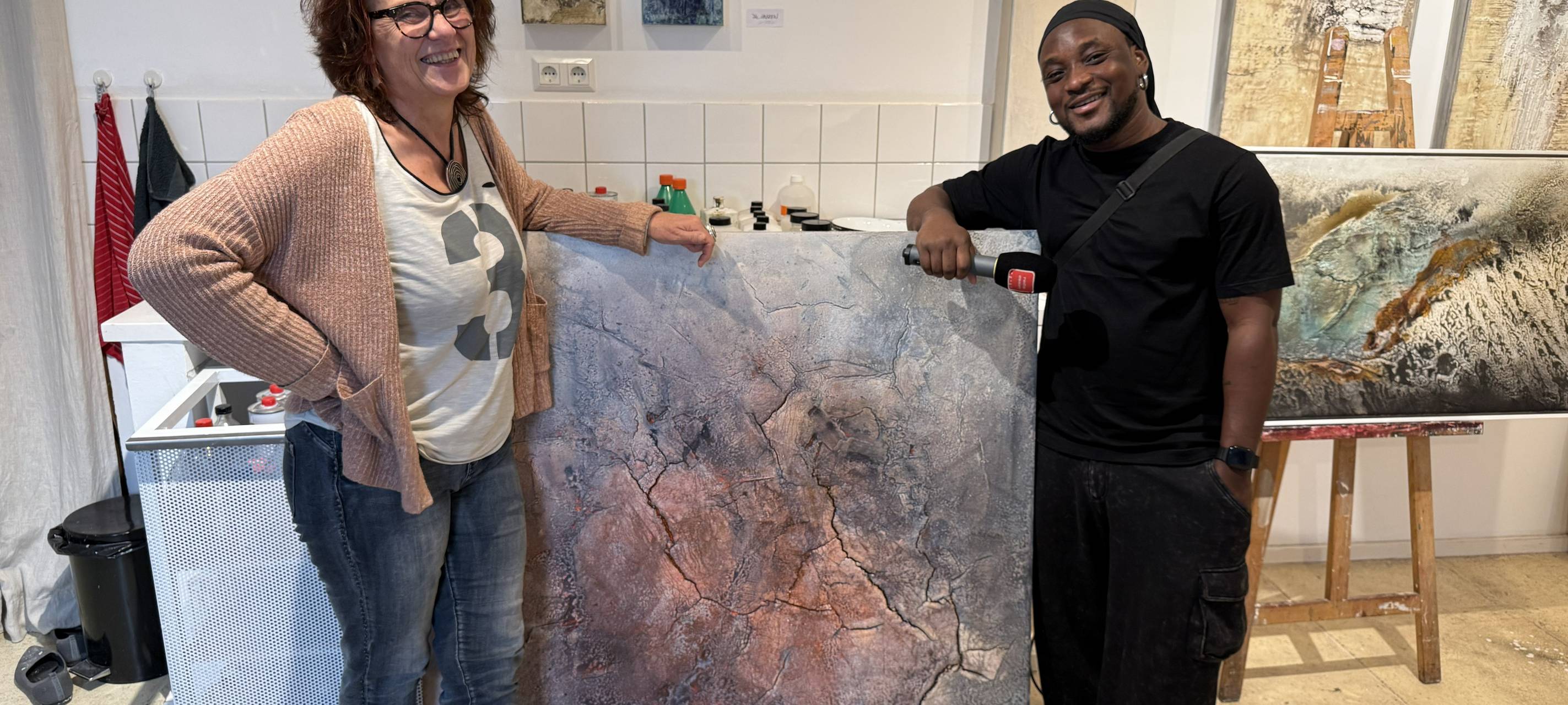 Festival in Essen mit Musiker aus Ghana