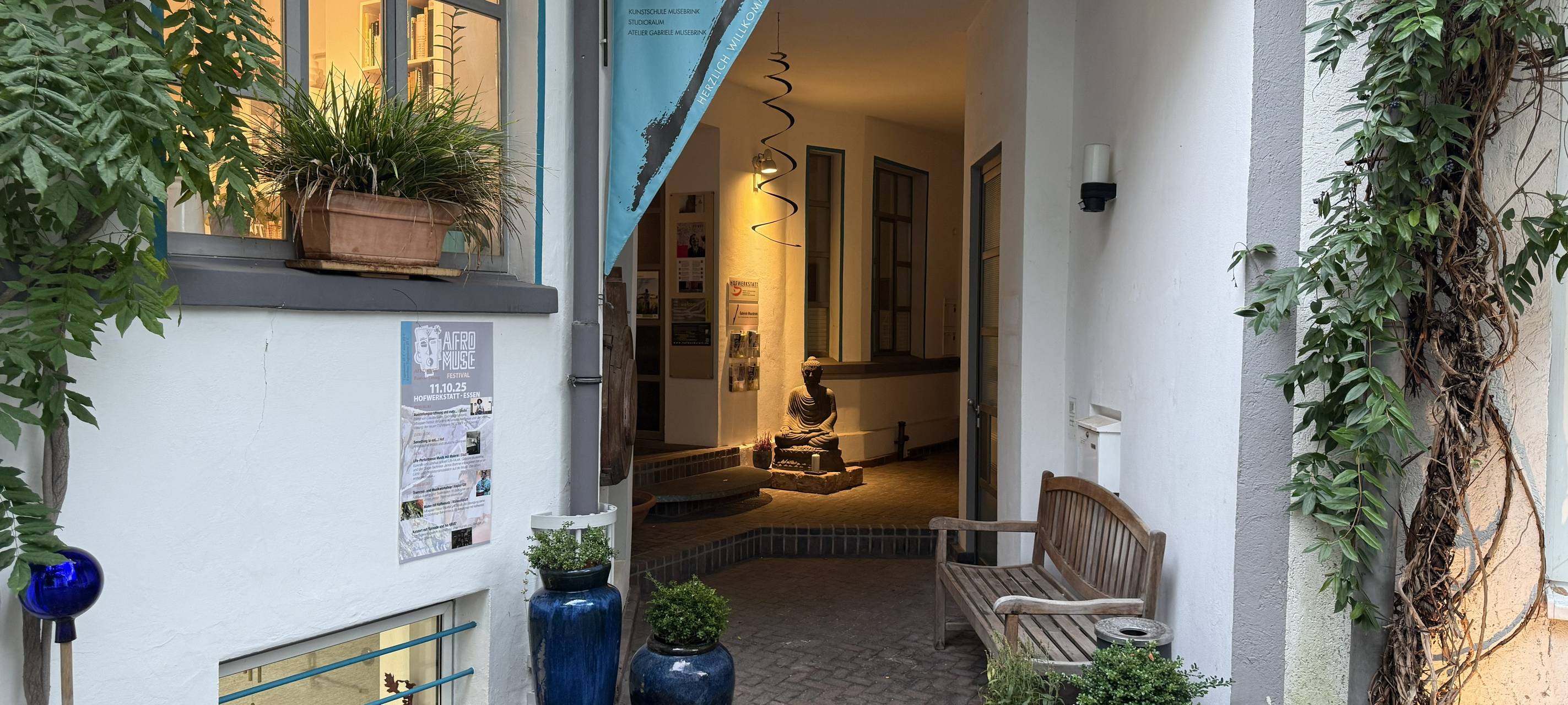 Festival in Essen mit Musiker aus Ghana