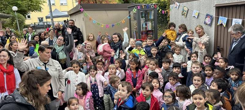 Essen hat einen neuen Bücherschrank für Kinder