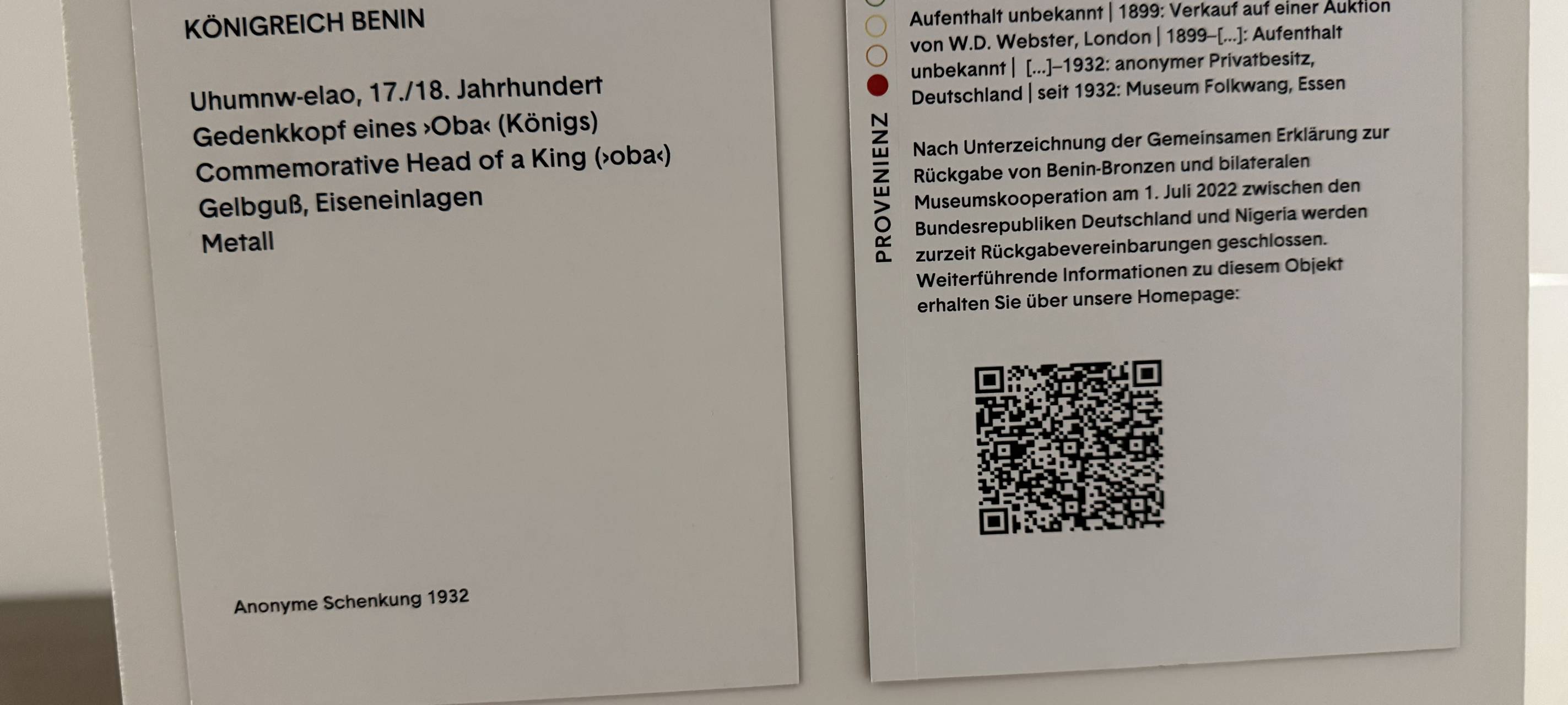 Gestohlene Kunst im Museum in Essen