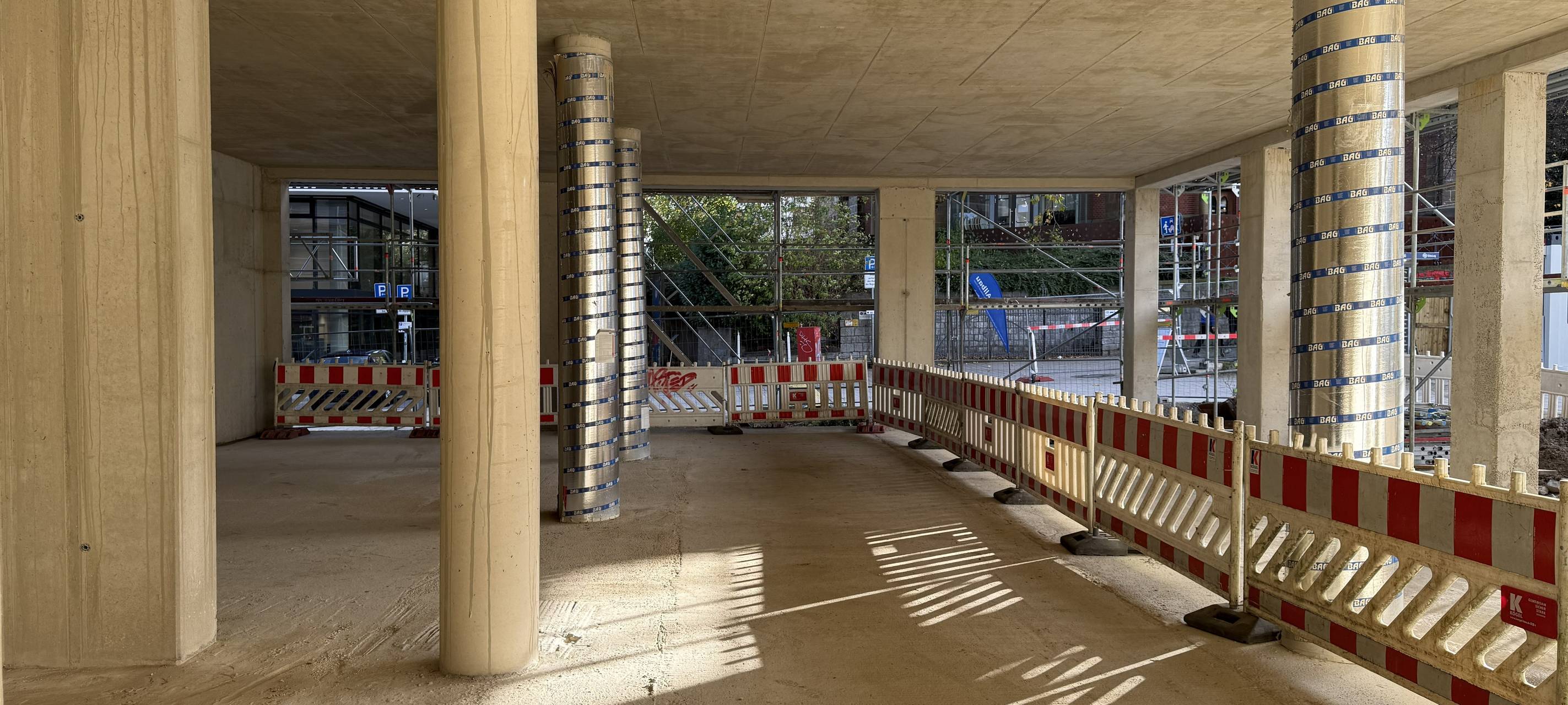 Fortschritte in Essen am Weberplatz - Rohbau steht