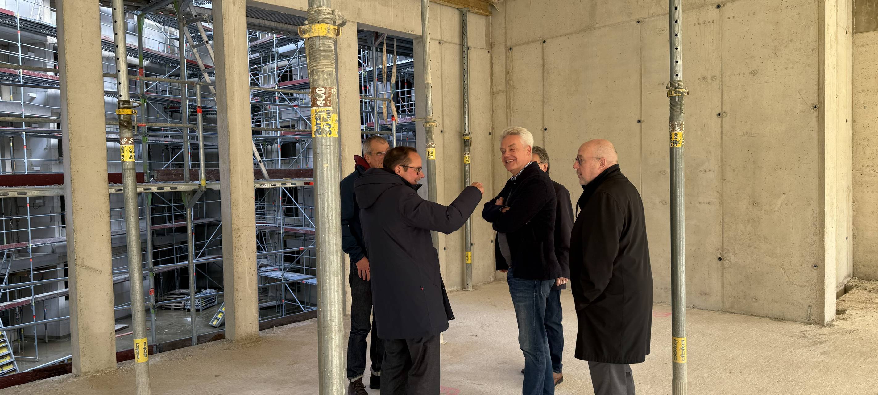 Fortschritte in Essen am Weberplatz - Rohbau steht