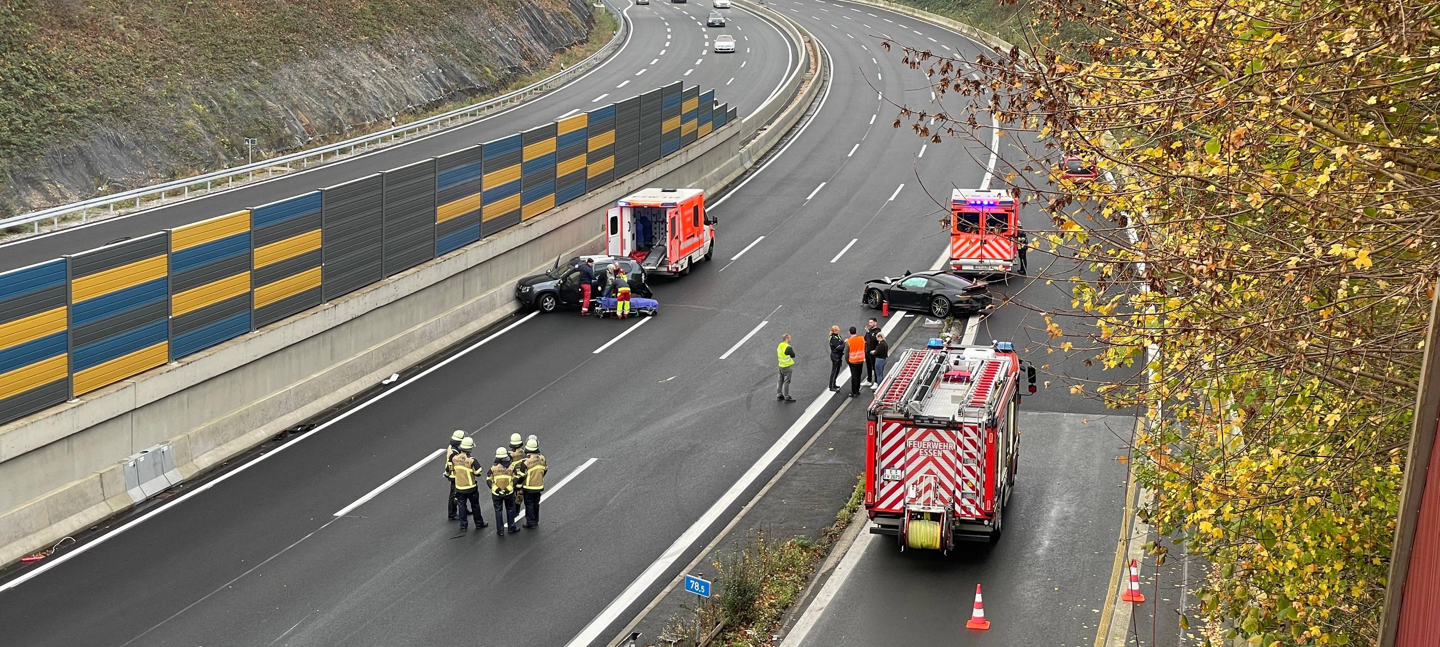 Unfall in Essen - Autobahn mehrere Stunden gesperrt