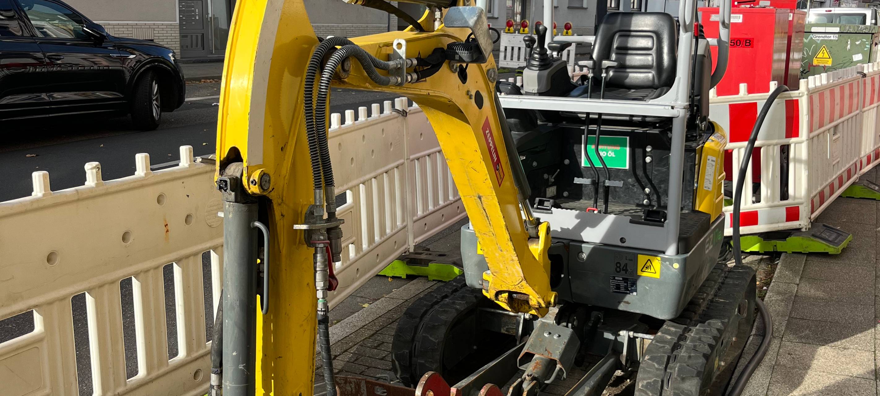 Firma aus Essen testet CO2-reduzierte Baustelle