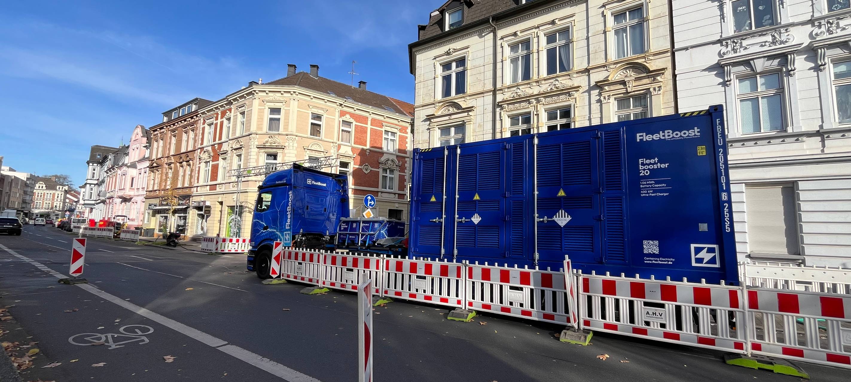 Firma aus Essen testet CO2-reduzierte Baustelle