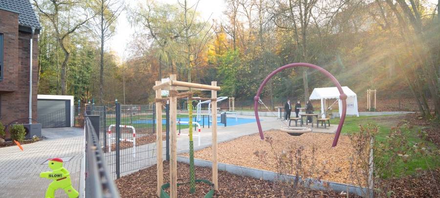 Neuer Spielplatz in Essen eröffnet