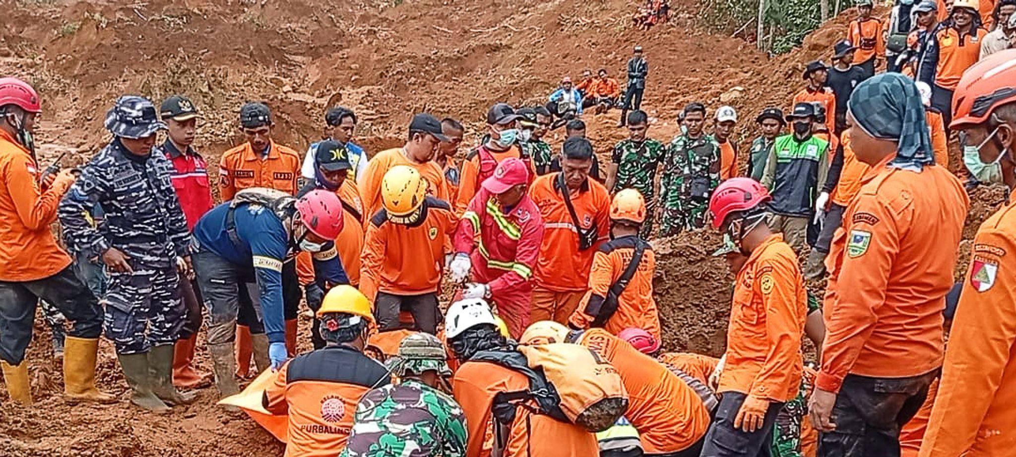 Erdrutsch in Indonesien