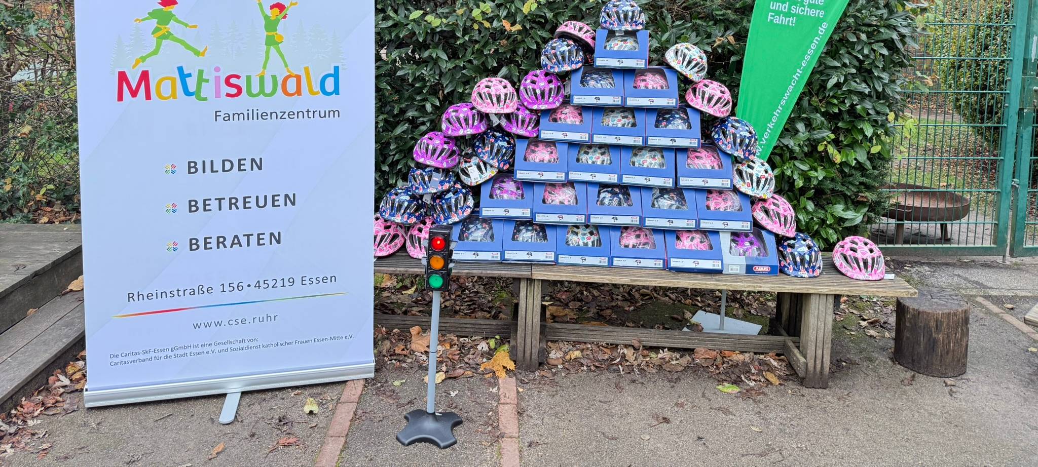 Kitas in Essen bekommen Fahrradhelme