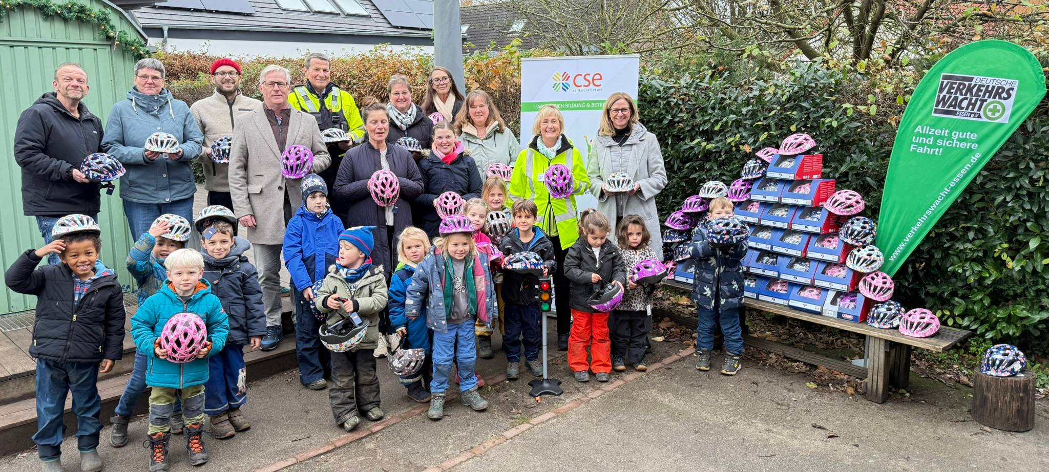 Kitas in Essen bekommen Fahrradhelme